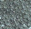 200 5mm Acrylic Metallic Silver Beads